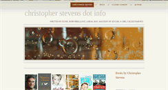 Desktop Screenshot of christopherstevens.info
